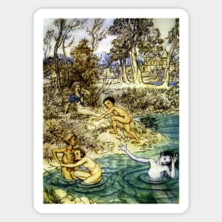 The Little Mermaid - Arthur Rackham Sticker